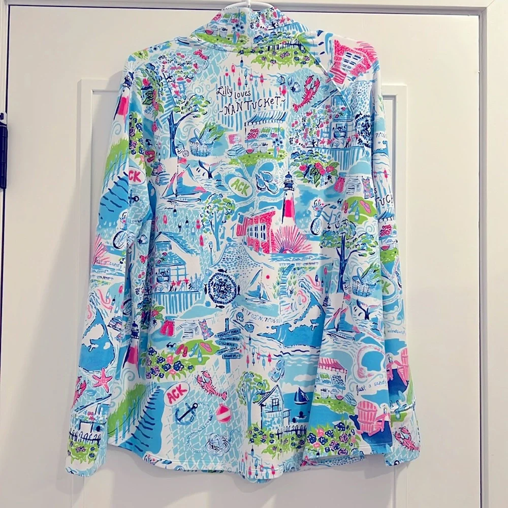 Lilly Pulitzer Skipper Popover Nantucket - Picture 2 of 9